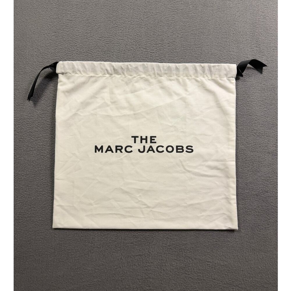 The Marc Jacobs White Cotton Drawstring Dust Bag For Handbags Purses Shoes